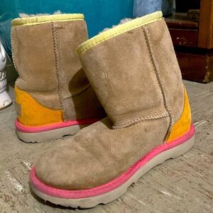 Ugg girls boots, size 2, medium length long